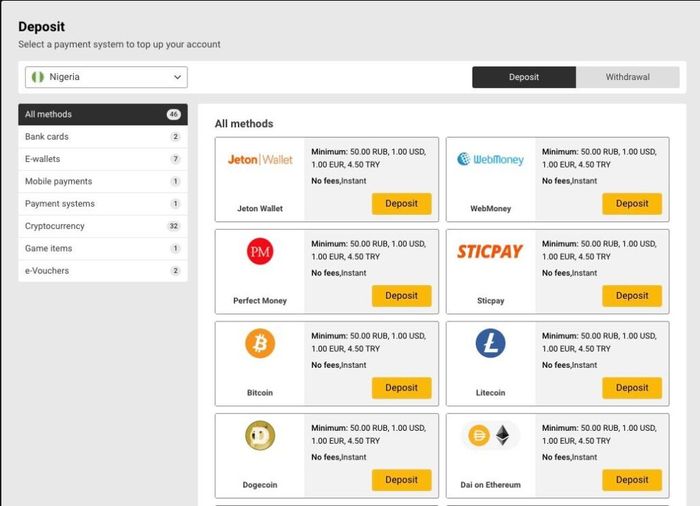 Melbet Deposit Payment Systems